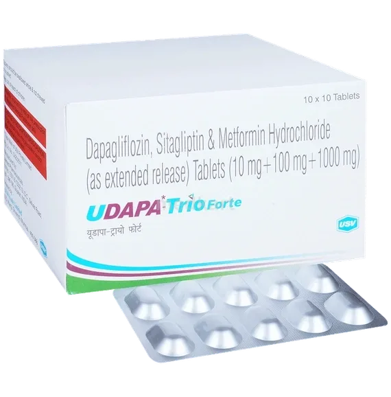 udapa trio forte tablet 10's